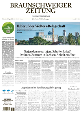Cover of Braunschweiger Zeitung (Braunschweig)