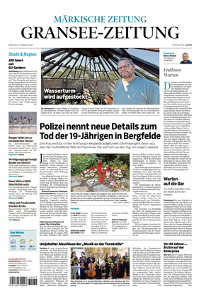 Cover of Gransee-Zeitung
