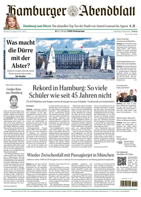 Cover of Hamburger Abendblatt (Harburg)