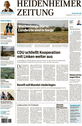 Cover of Heidenheimer Zeitung