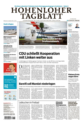 Cover of Hohenloher Tagblatt