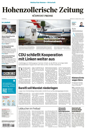 Cover of Hohenzollerische Zeitung