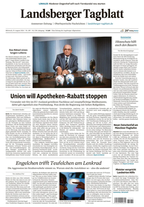 Cover of Landsberger Tagblatt