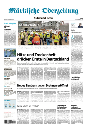 Cover of Markische Oderzeitung Oderland-Echo
