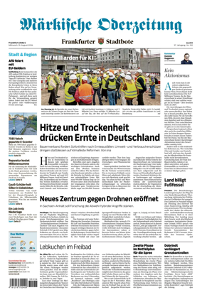 Cover of Markische Oderzeitung Frankfurt (Oder)