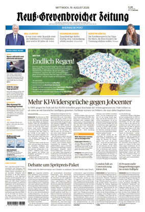 Cover of Neuss-Grevenbroicher Zeitung Neuss