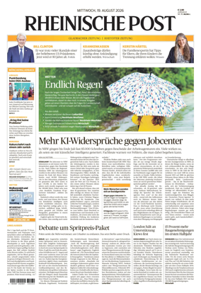 Cover of Rheinische Post - Monchengladbach and Korschenbroich