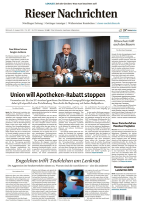 Cover of Rieser Nachrichten