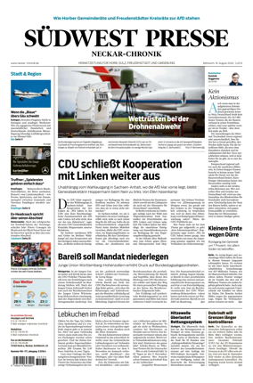 Cover of SUDWEST PRESSE - Neckar-Chronik
