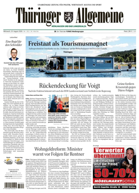 Cover of Thuringer Allgemeine (Muhlhausen und Bad Langensalza)