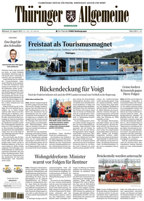 Cover of Thuringer Allgemeine (Nordhausen)