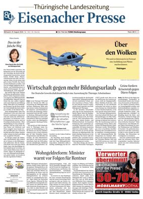 Cover of Thuringische Landeszeitung (Eisenach)