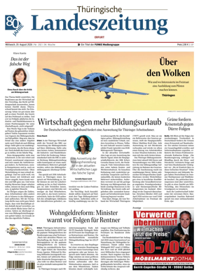 Cover of Thuringische Landeszeitung (Erfurt)