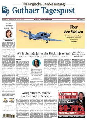 Cover of Thuringische Landeszeitung (Gotha)