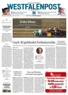 Cover of Westfalenpost (Brilon)