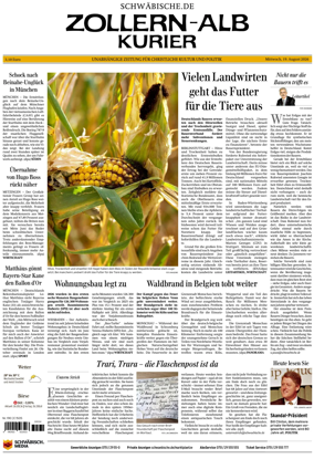Cover of Zollern-Alb-Kurier (Balingen)