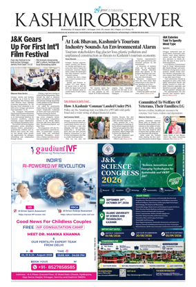 Cover of Kashmir Observer