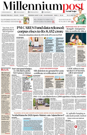 Cover of Millennium Post (Kolkata)