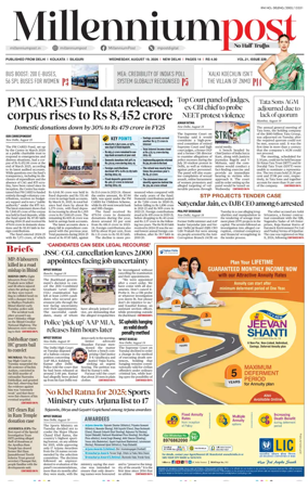 Cover of Millennium Post