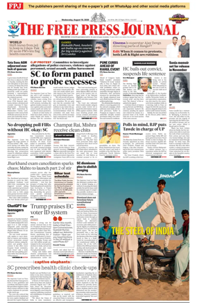 Cover of The Free Press Journal