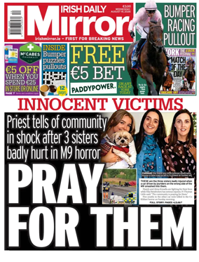 Cover of Irish Daily Mirror