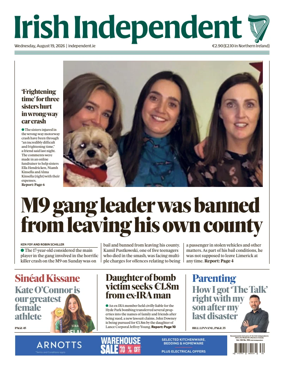 Cover of Irish Independent