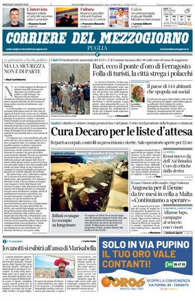 Cover of Corriere del Mezzogiorno (Puglia)
