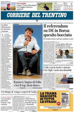 Cover of Corriere del Trentino
