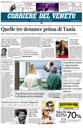 Cover of Corriere del Veneto (Venezia e Mestre)