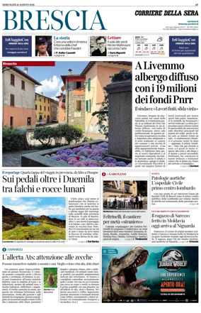 Cover of Corriere della Sera (Brescia)