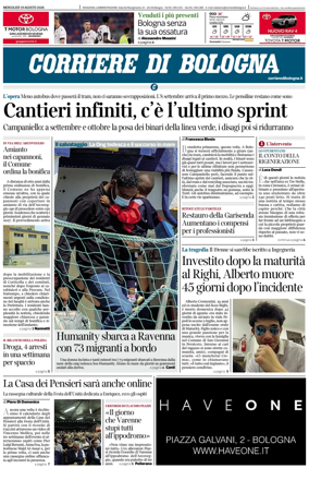 Cover of Corriere di Bologna