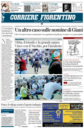 Cover of Corriere Fiorentino