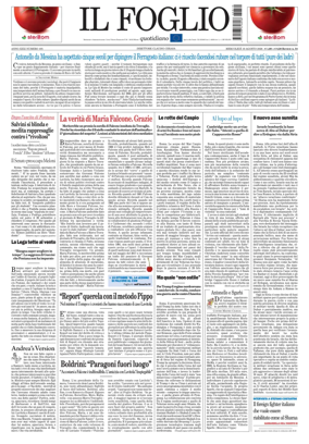 Cover of Il Foglio Quotidiano