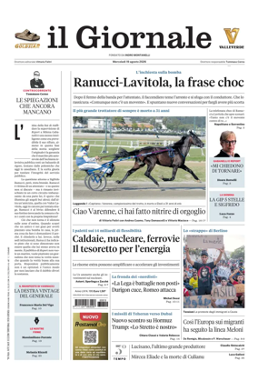Cover of Il Giornale (Italy)