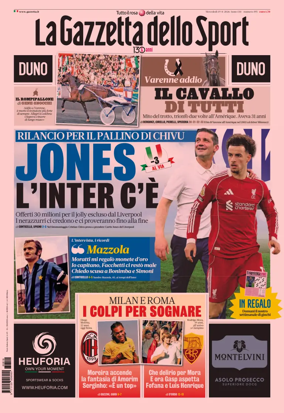 Cover of La Gazzetta dello Sport - Milano