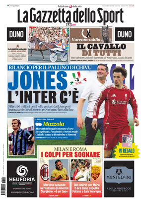 Cover of La Gazzetta dello Sport - Roma
