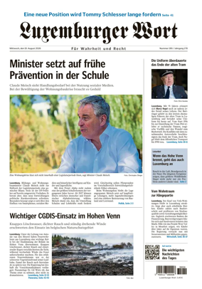 Cover of Luxemburger Wort
