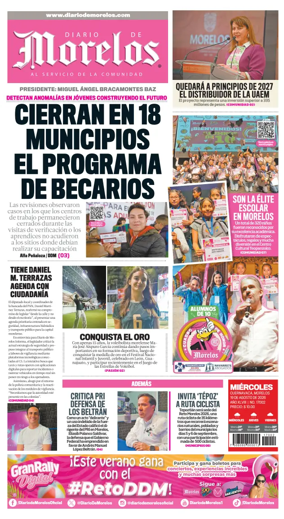 Cover of Diario de Morelos