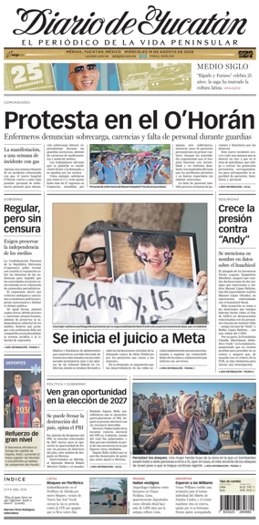 Cover of Diario de Yucatan
