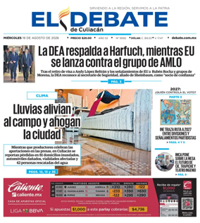 Cover of El Debate de Culiacan