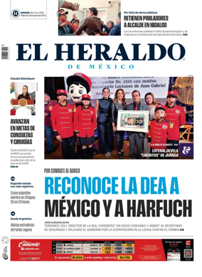 Cover of El Heraldo de Mexico