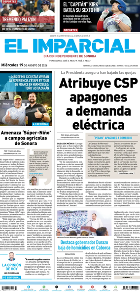 Cover of El Imparcial