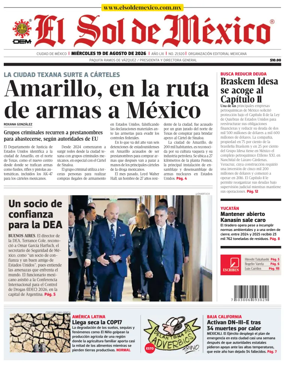 Cover of El Sol de Mexico