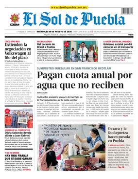 Cover of El Sol de Puebla