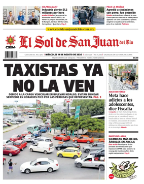 Cover of El Sol de San Juan del Rio