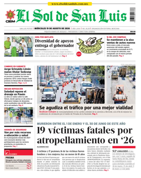 Cover of El Sol de San Luis Potosi