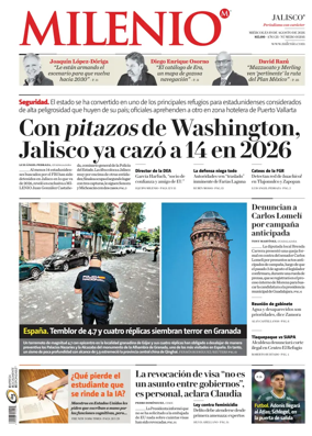 Cover of Milenio Jalisco