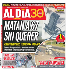 Cover of Periodico Al Dia (Irapuato)