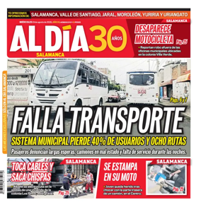 Cover of Periodico Al Dia (Salamanca)