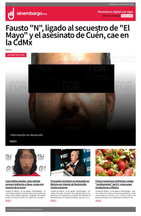 Cover of Sin Embargo destacadas